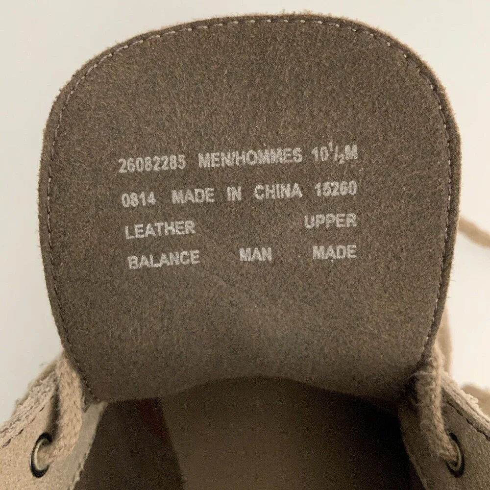 Clarks Leather Lace-up Boots Men Tan 10.5